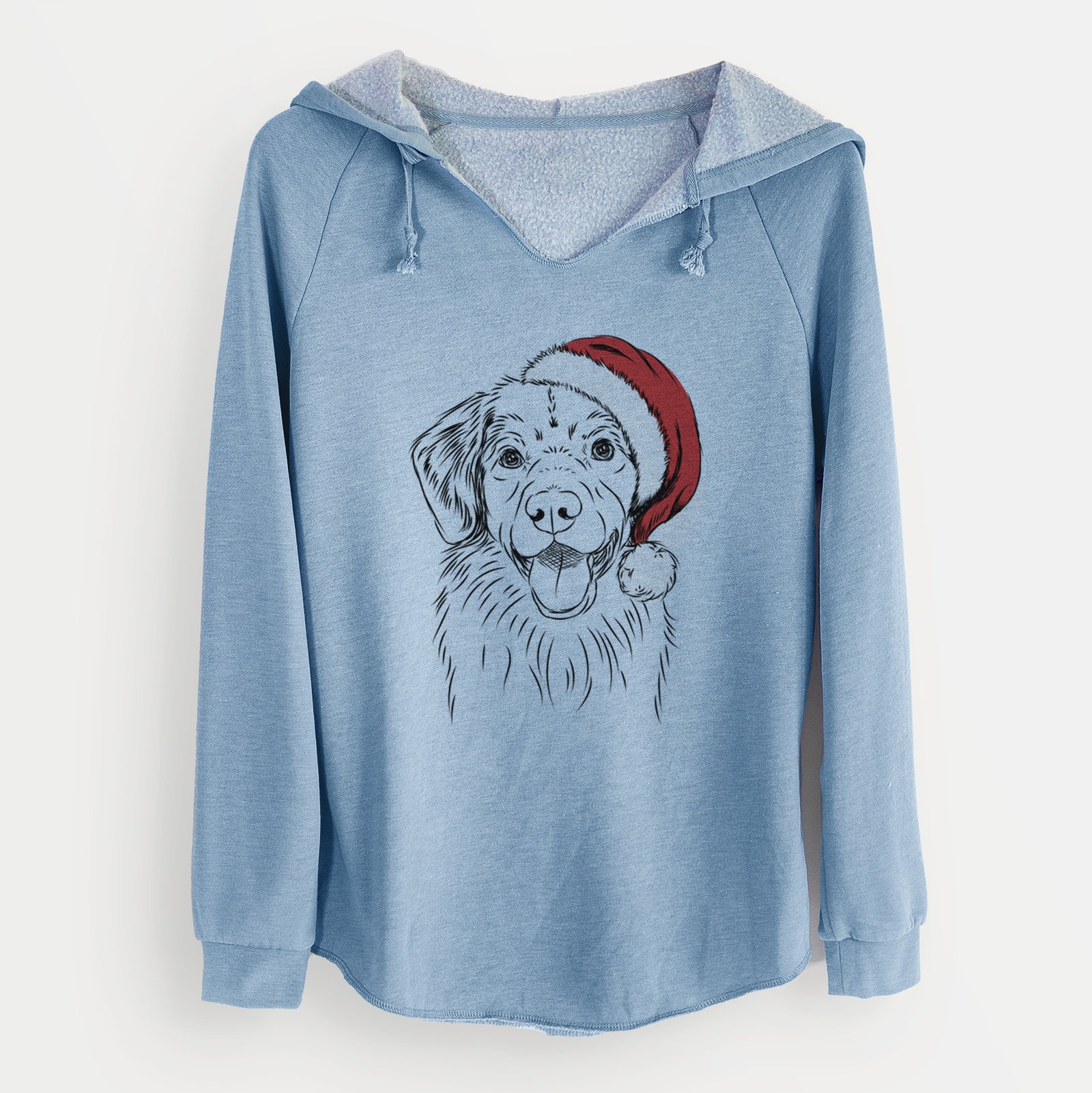 Santa Weston the Nova Scotia Duck Tolling Retriever - Cali Wave Hooded Sweatshirt