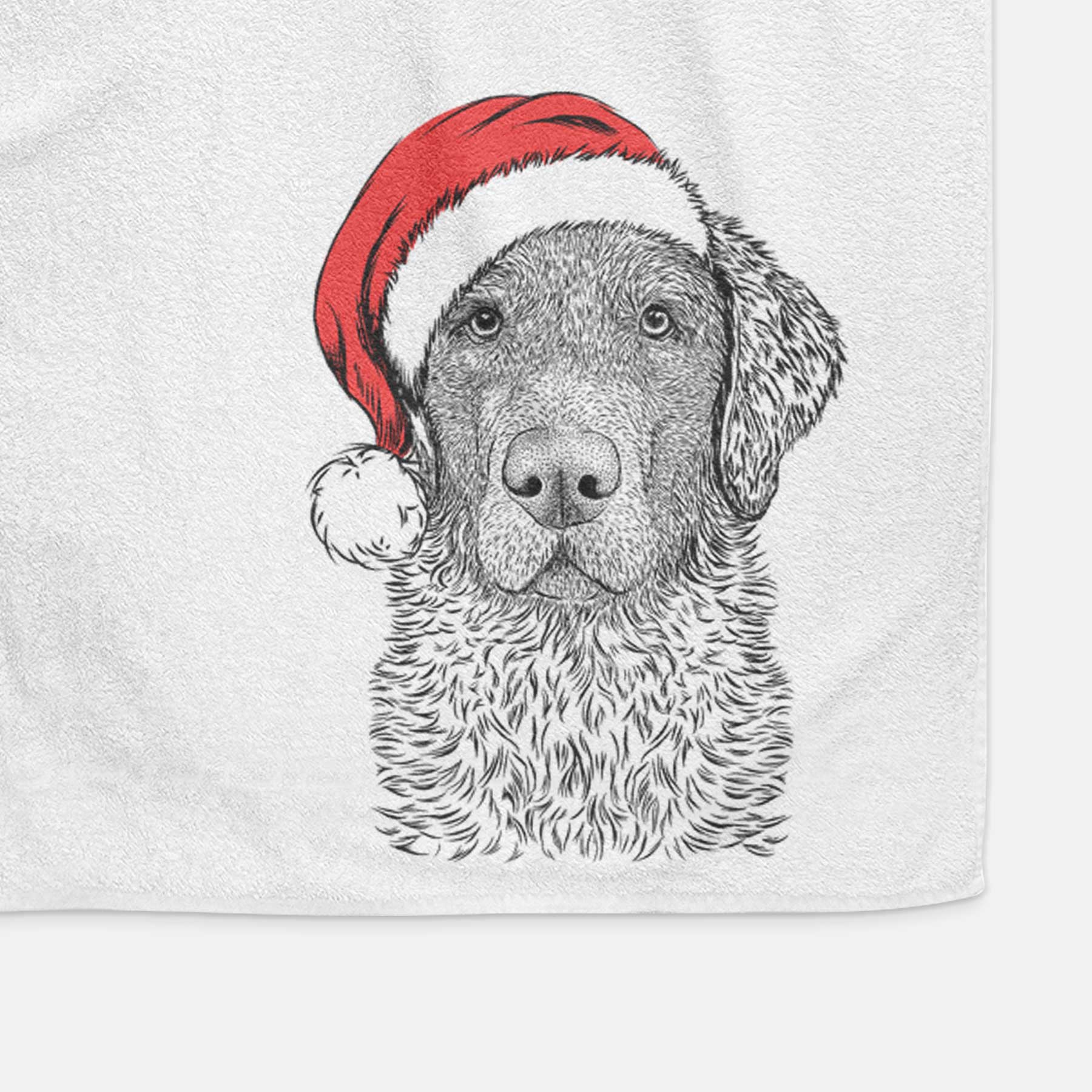 Whiskey the Chocolate Lab Decorative Hand Towel