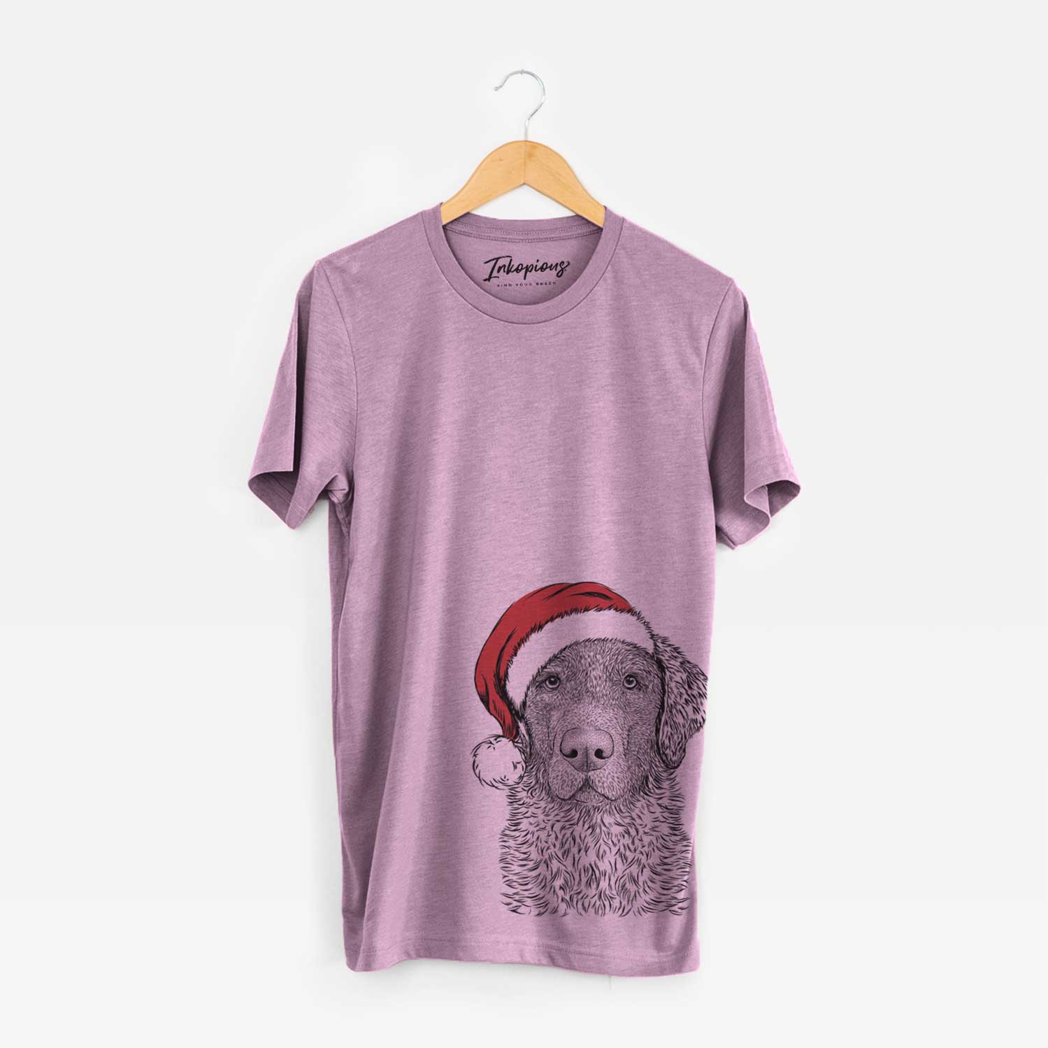 Santa Whiskey the Chocolate Lab - Unisex Crewneck