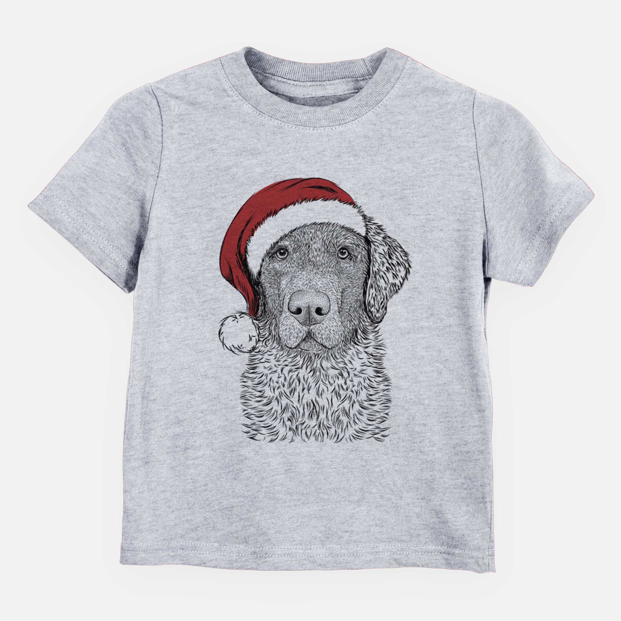 Santa Whiskey the Chocolate Lab - Kids/Youth/Toddler Shirt