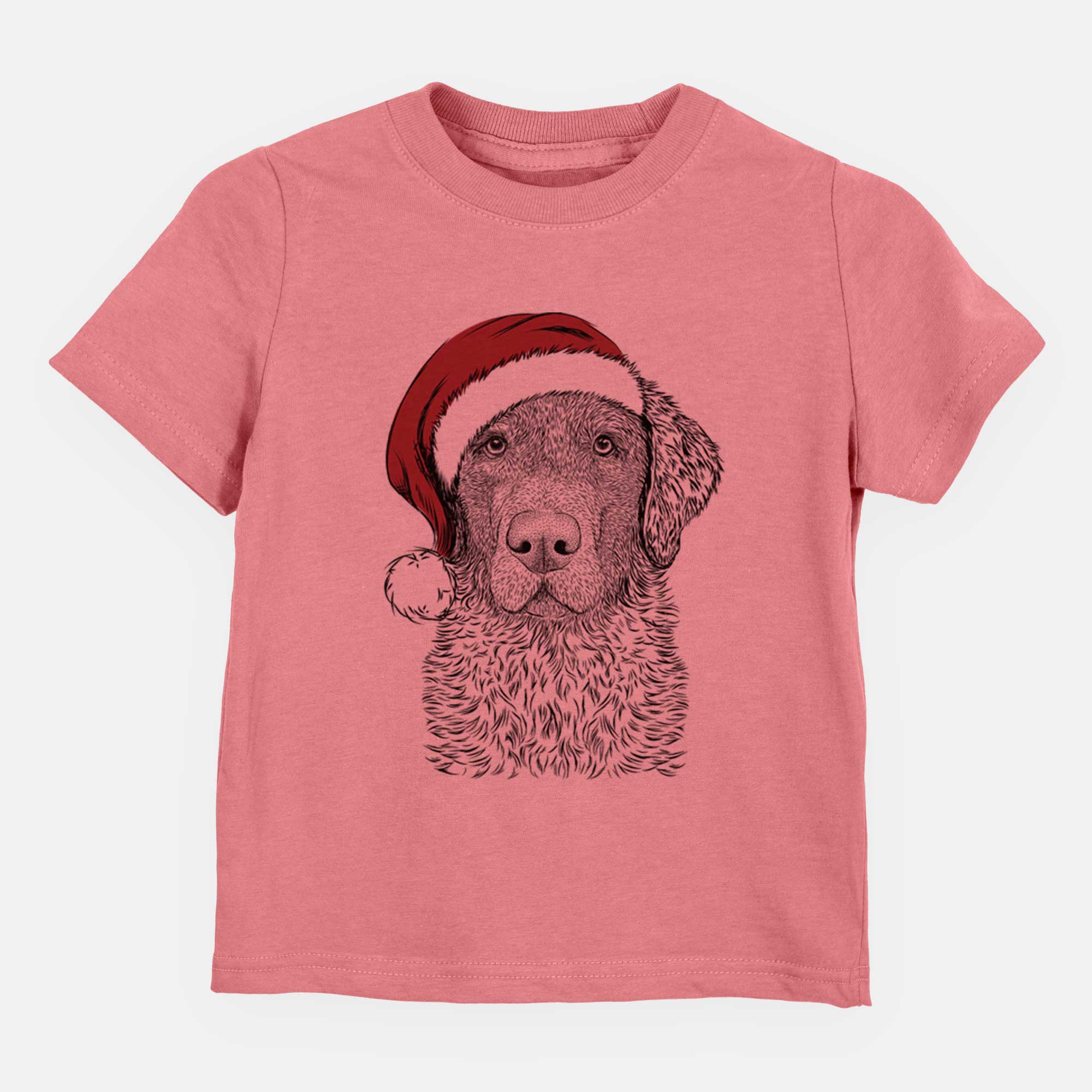 Santa Whiskey the Chocolate Lab - Kids/Youth/Toddler Shirt