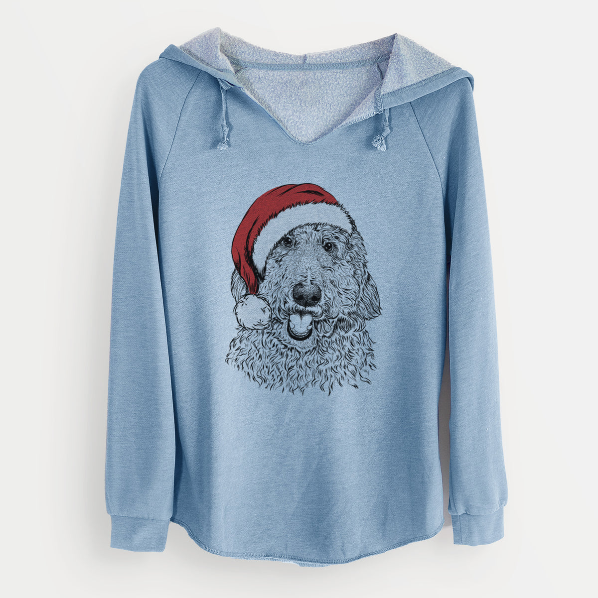 Santa Whisper the Goldendoodle - Cali Wave Hooded Sweatshirt