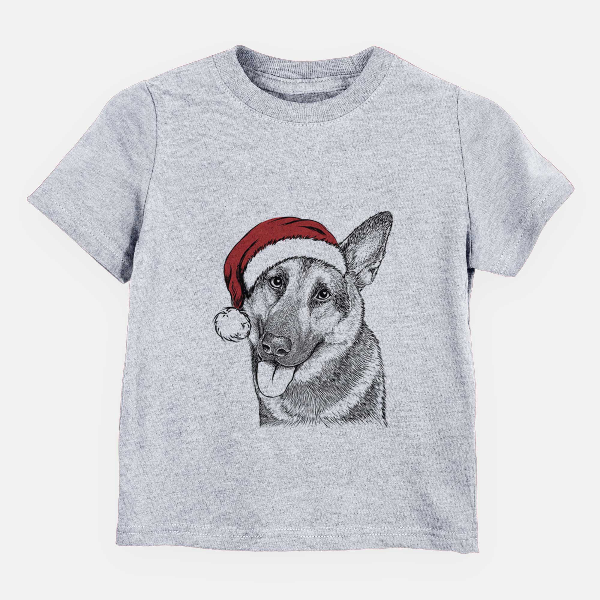 Santa Whitaker the German Shepherd - Kids/Youth/Toddler Shirt