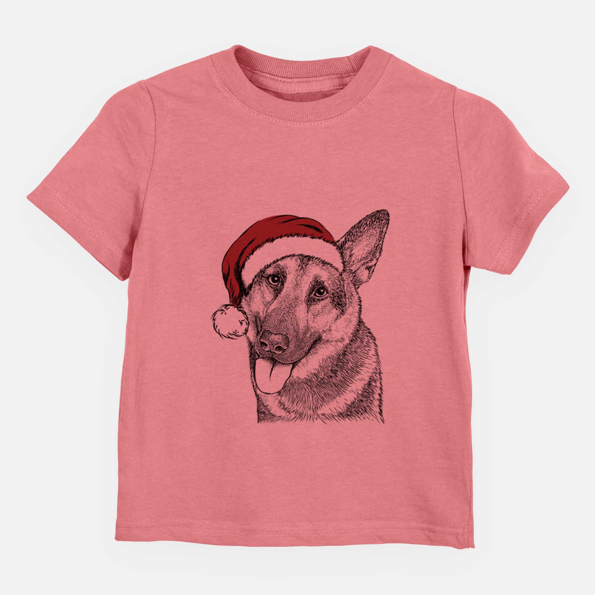 Santa Whitaker the German Shepherd - Kids/Youth/Toddler Shirt