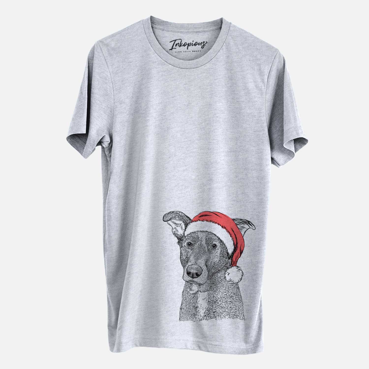 Santa Wilbur the Shepherd Mix - Unisex Crewneck