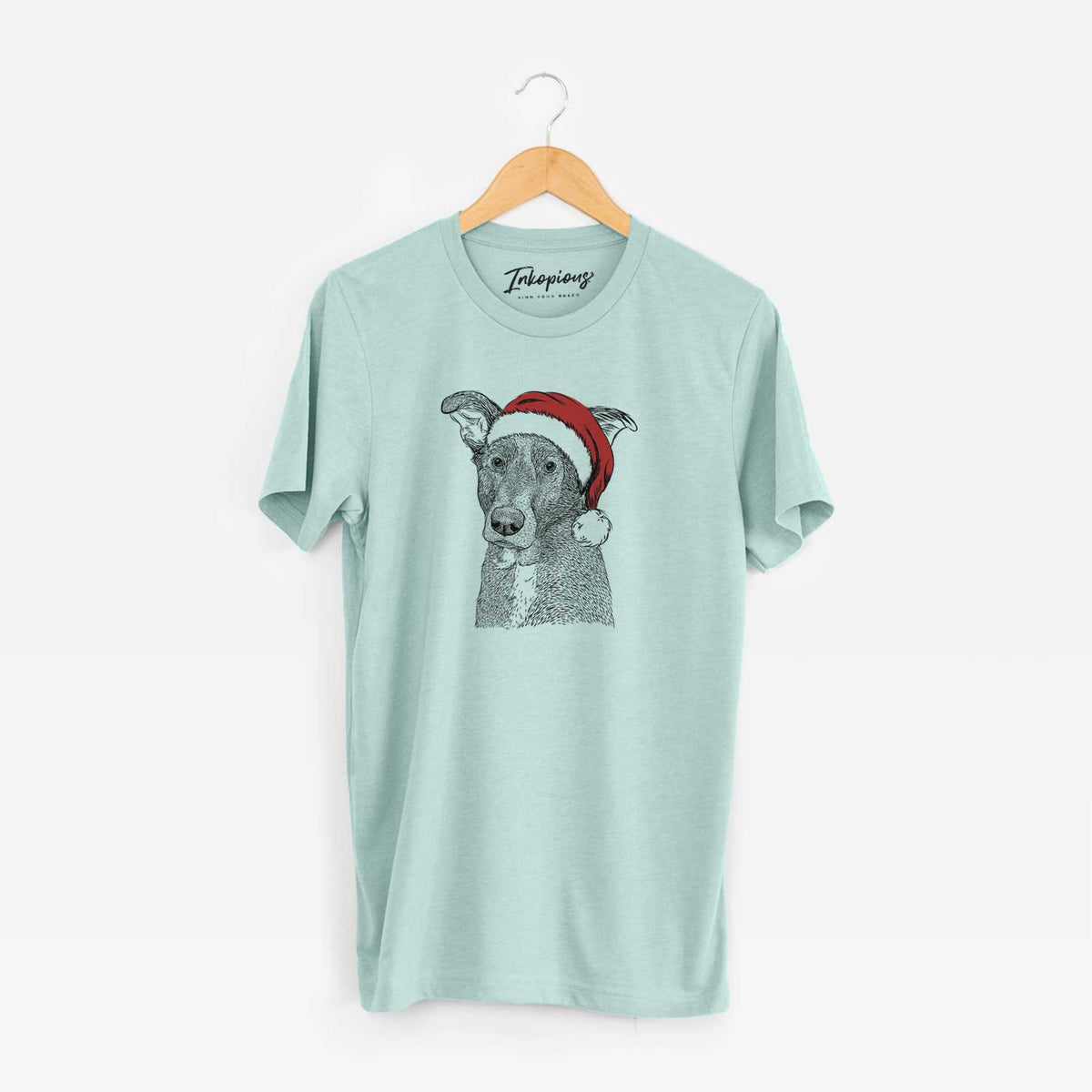 Santa Wilbur the Shepherd Mix - Unisex Crewneck