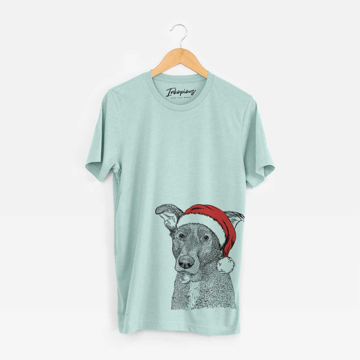 Santa Wilbur the Shepherd Mix - Unisex Crewneck
