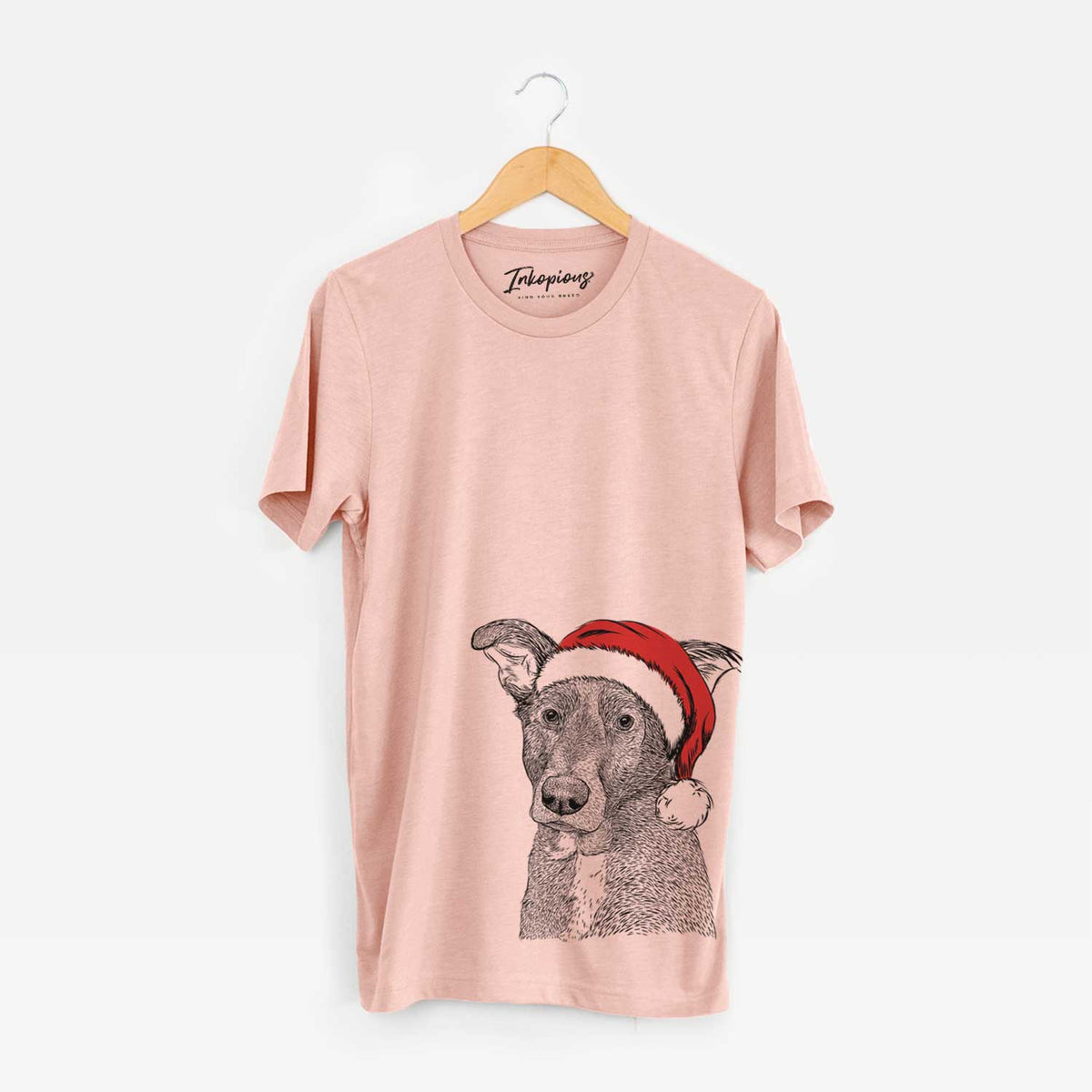 Santa Wilbur the Shepherd Mix - Unisex Crewneck