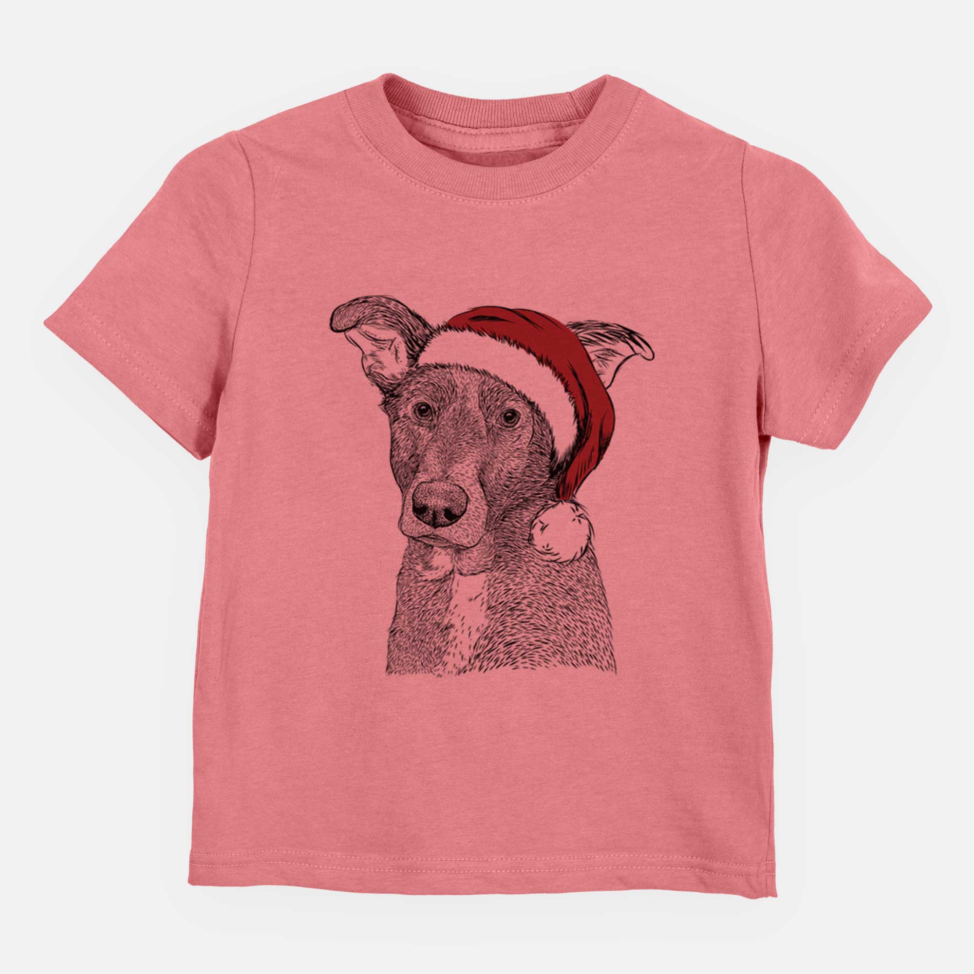 Santa Wilbur the Shepherd Mix - Kids/Youth/Toddler Shirt
