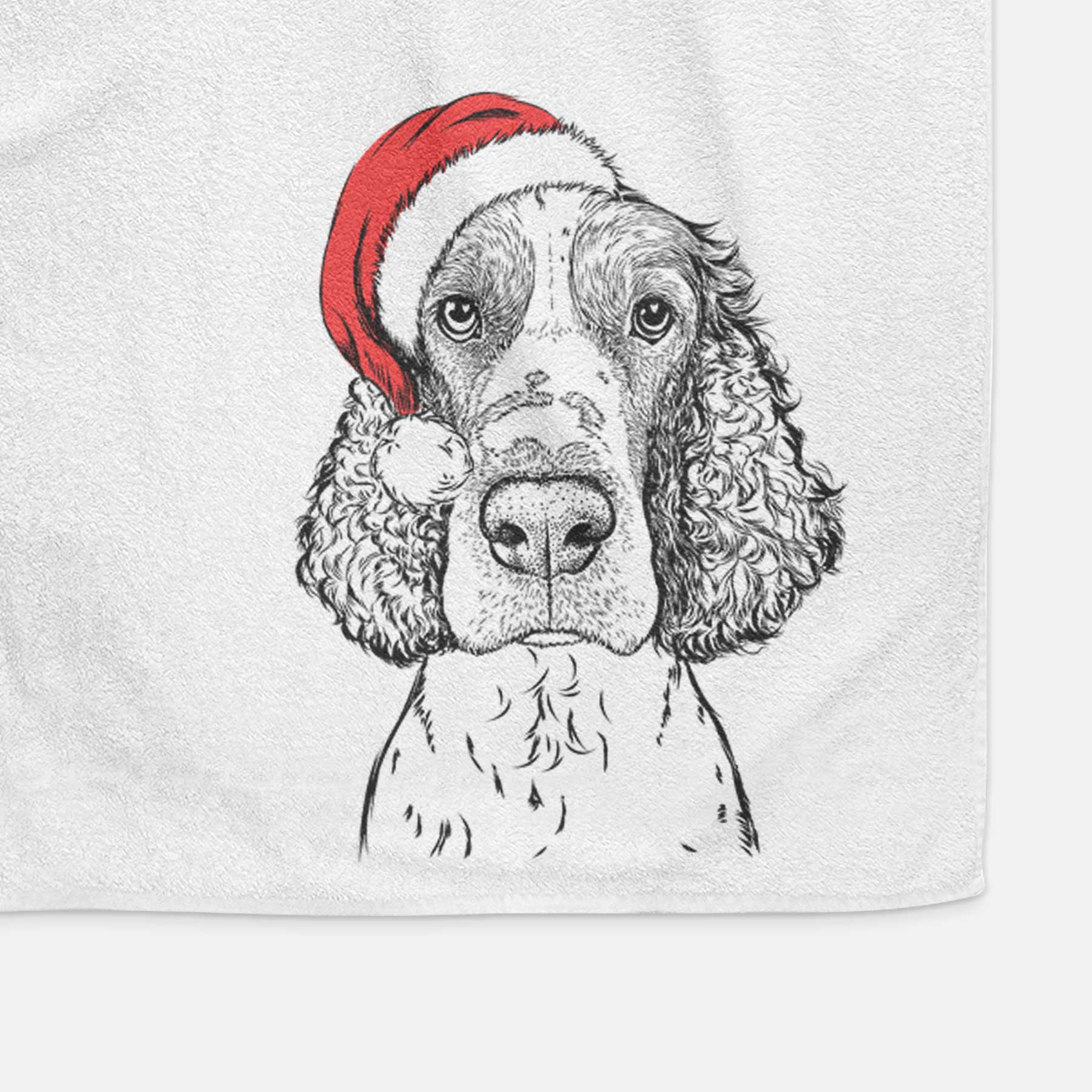 Wilbur the English Springer Spaniel Decorative Hand Towel