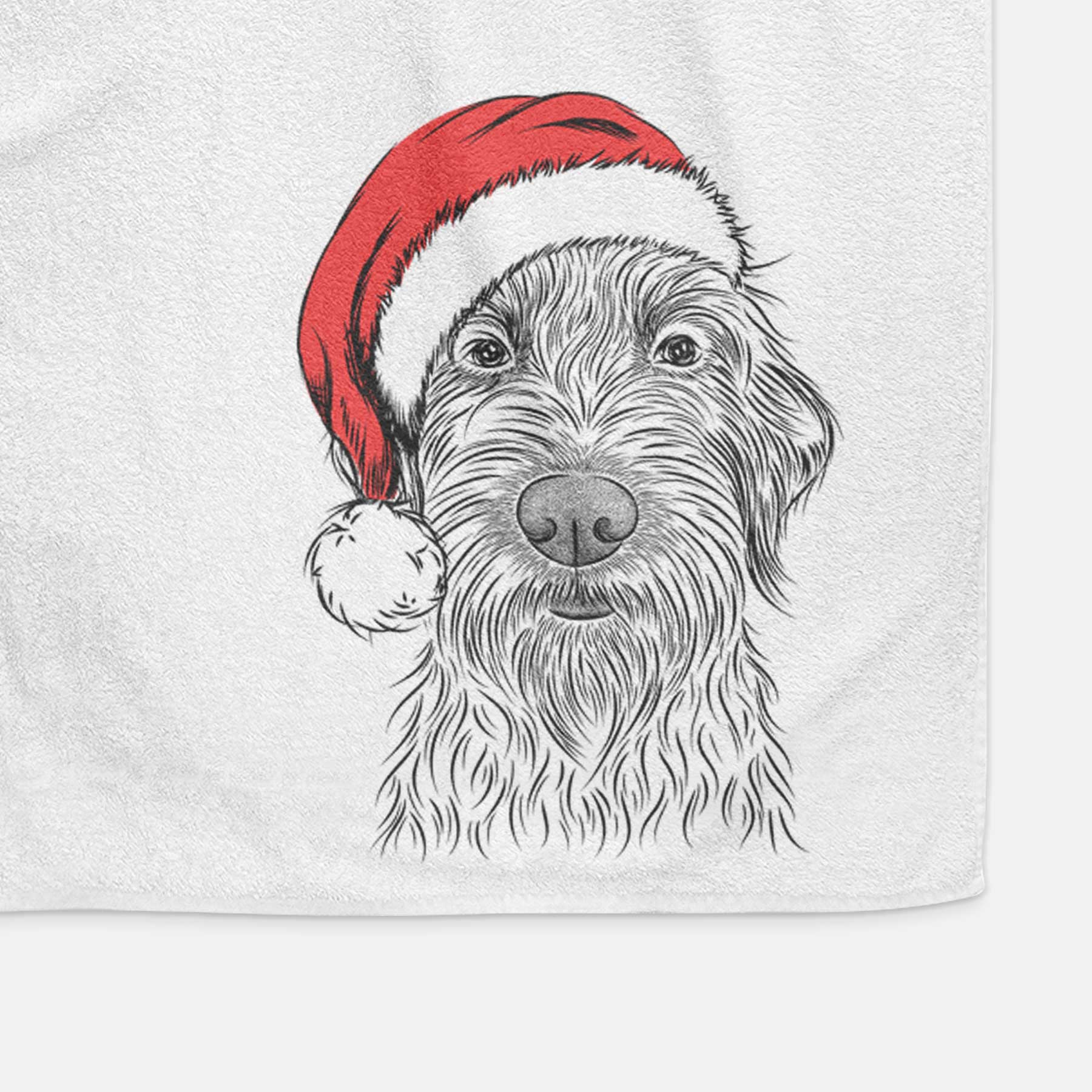 Wilkins the Wirehaired Pointing Griffon Decorative Hand Towel