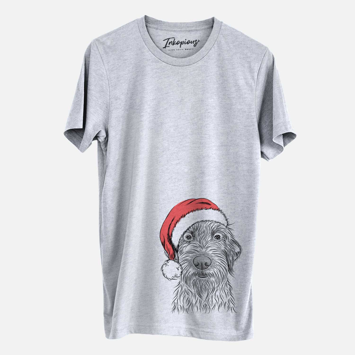 Santa Wilkins the Wirehaired Pointing Griffon - Unisex Crewneck