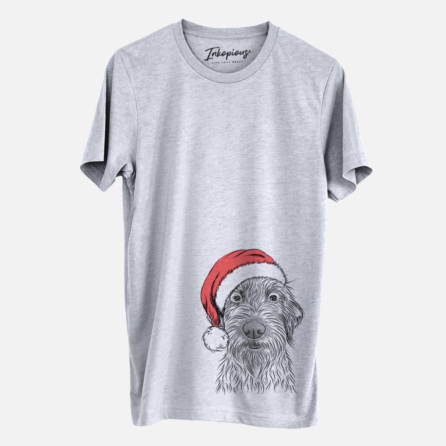 Santa Wilkins the Wirehaired Pointing Griffon - Unisex Crewneck