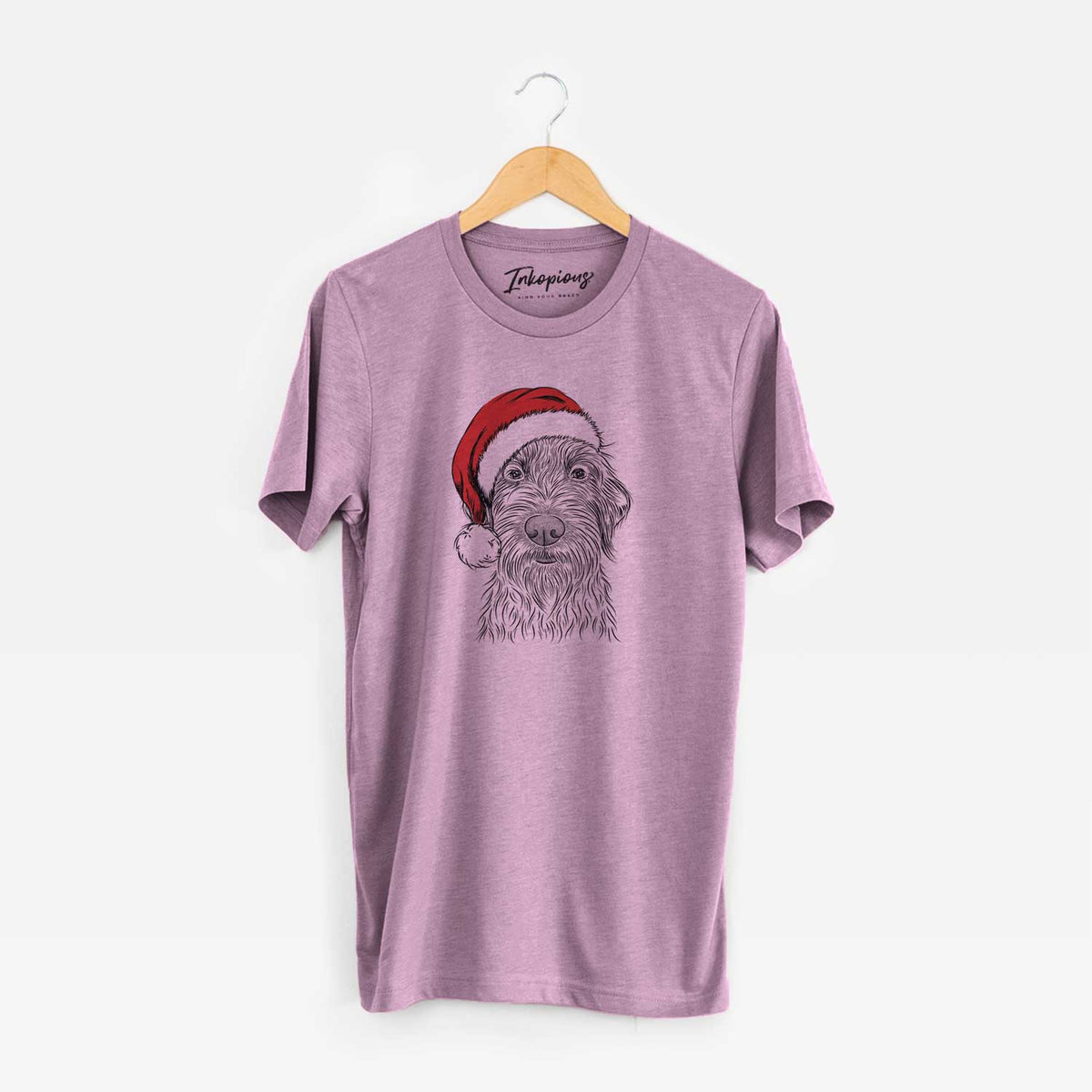 Santa Wilkins the Wirehaired Pointing Griffon - Unisex Crewneck
