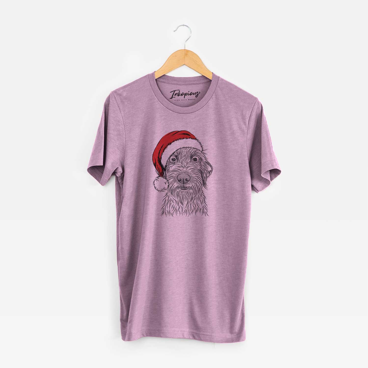 Santa Wilkins the Wirehaired Pointing Griffon - Unisex Crewneck