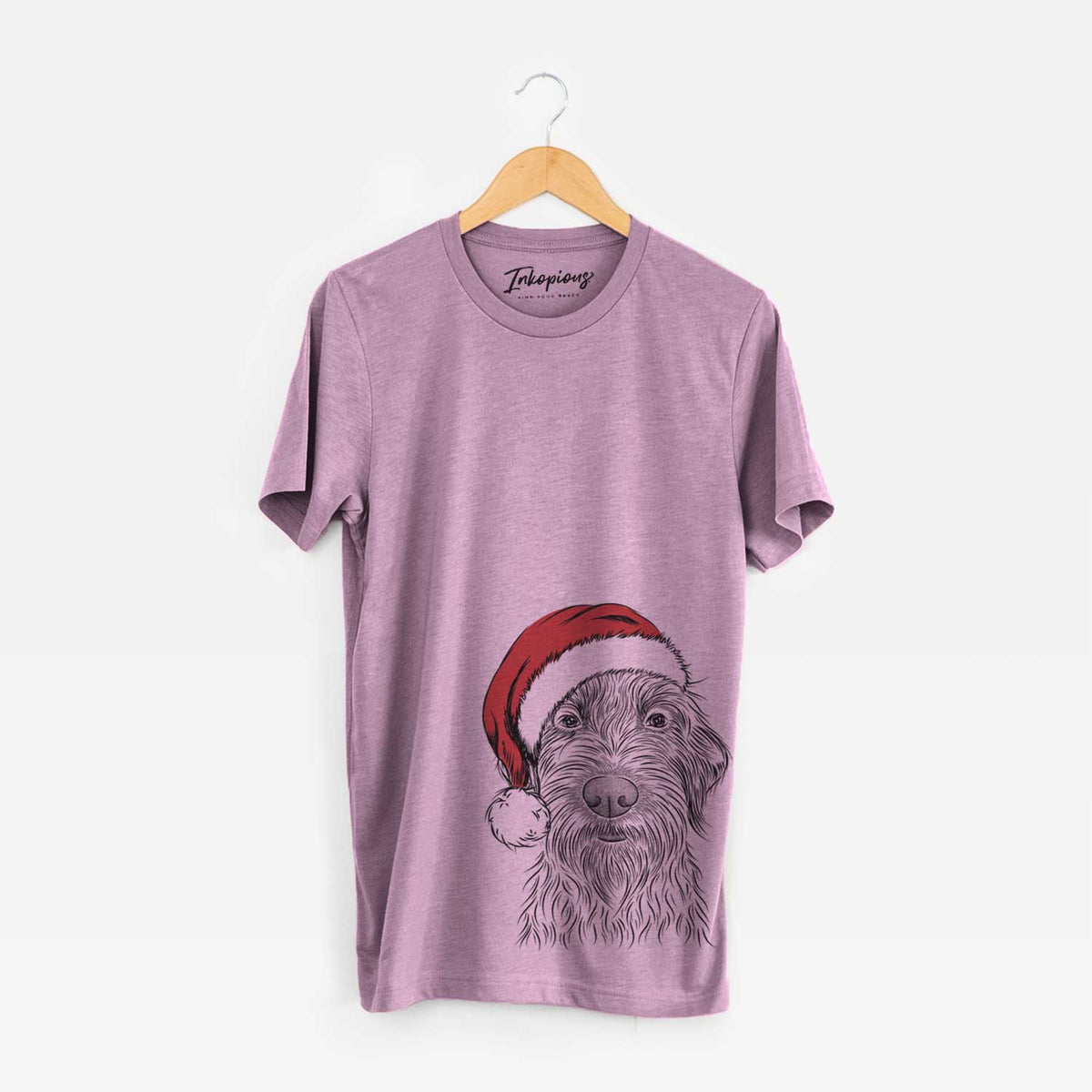 Santa Wilkins the Wirehaired Pointing Griffon - Unisex Crewneck