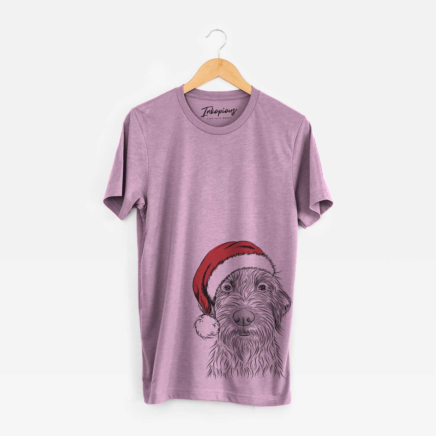 Santa Wilkins the Wirehaired Pointing Griffon - Unisex Crewneck