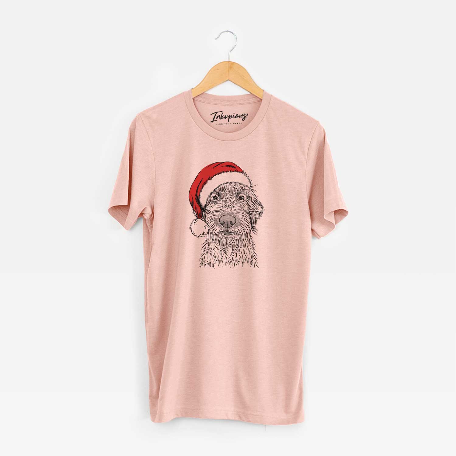 Santa Wilkins the Wirehaired Pointing Griffon - Unisex Crewneck
