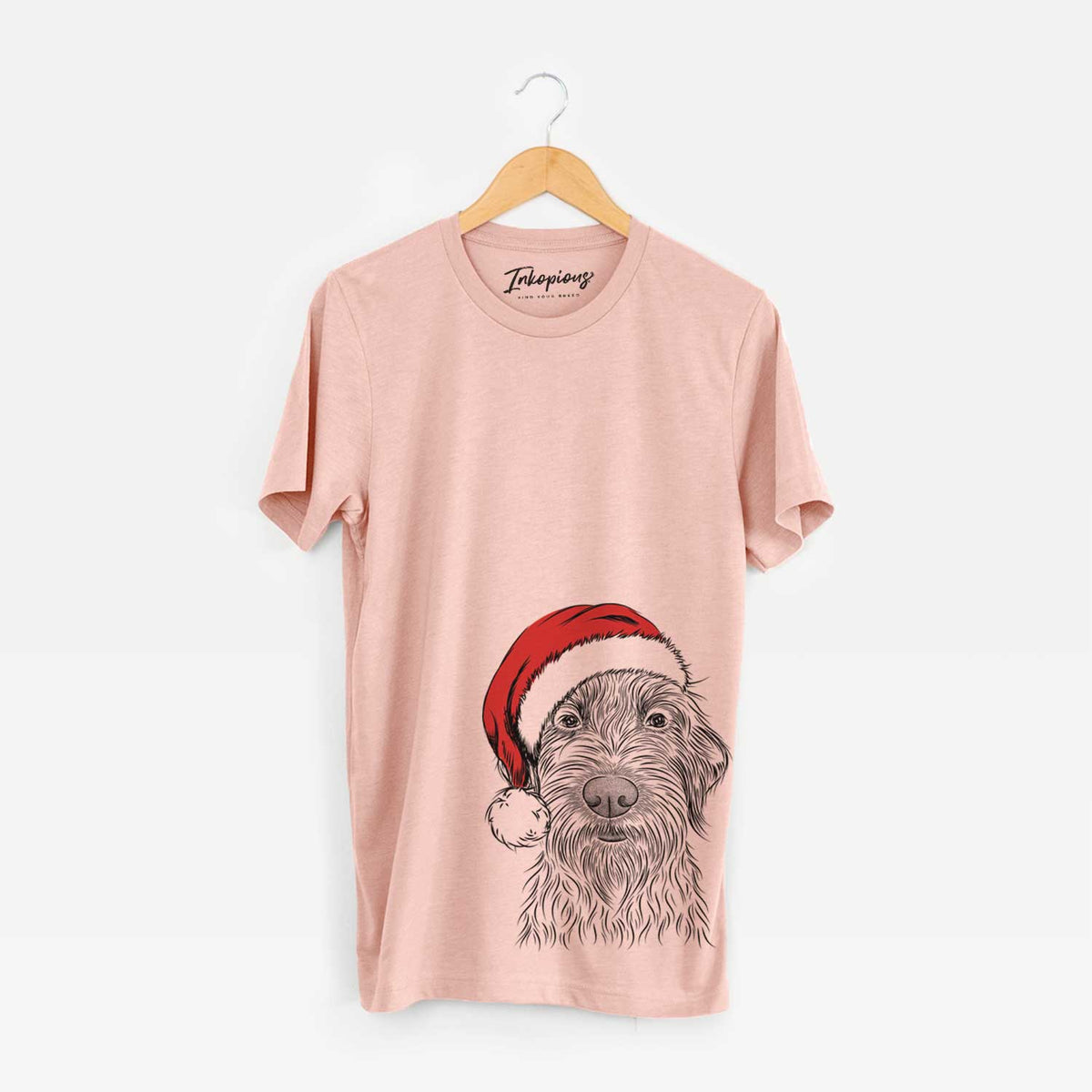 Santa Wilkins the Wirehaired Pointing Griffon - Unisex Crewneck