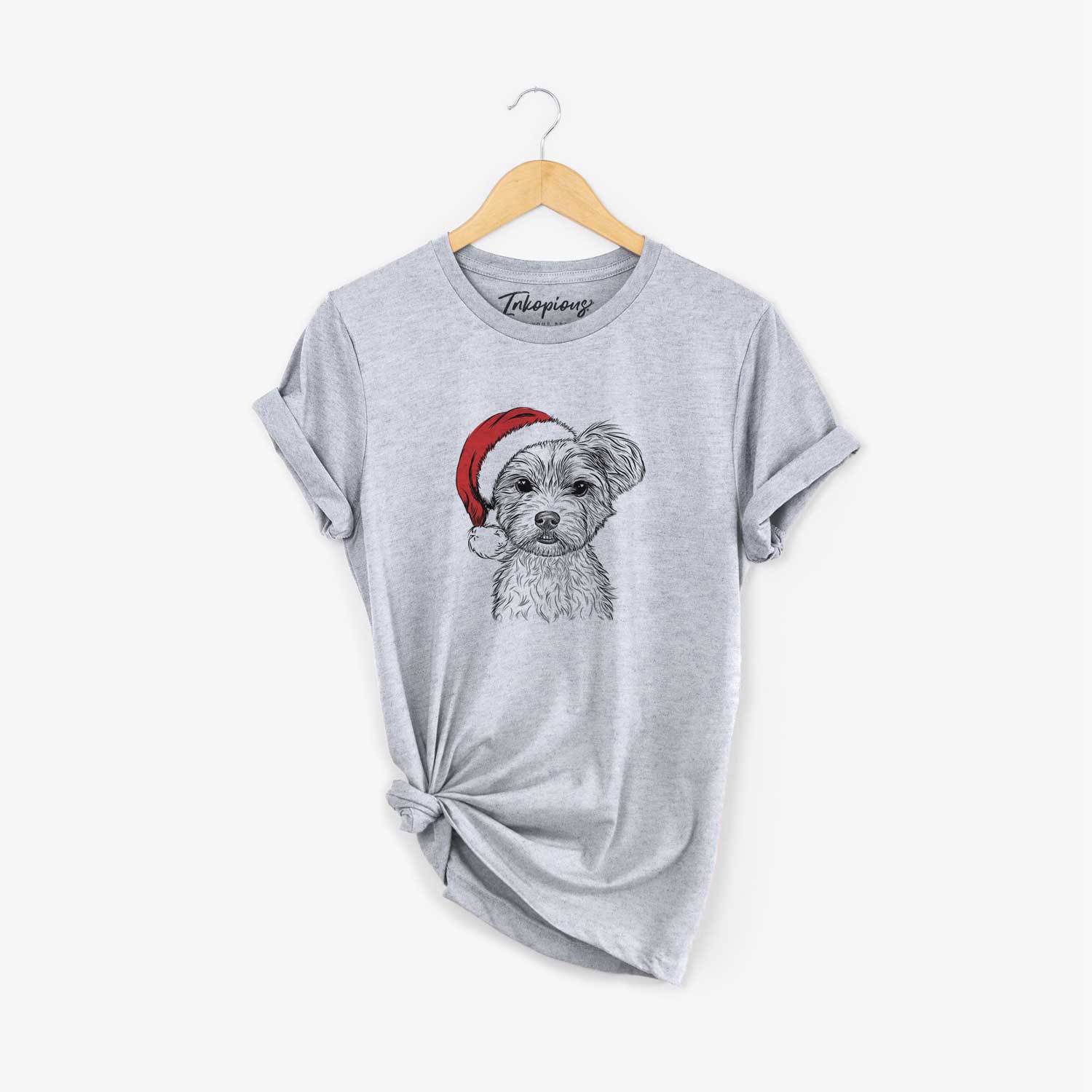 Santa William Mitchell Newman the Yorkshire Terrier - Unisex Crewneck