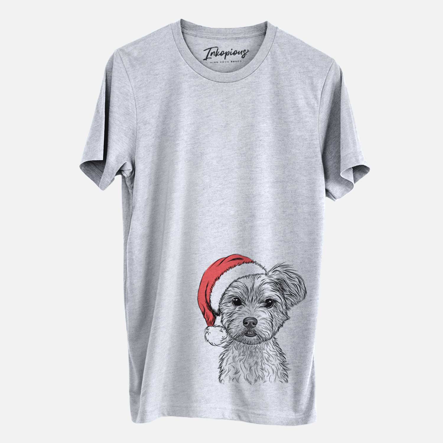 Santa William Mitchell Newman the Yorkshire Terrier - Unisex Crewneck