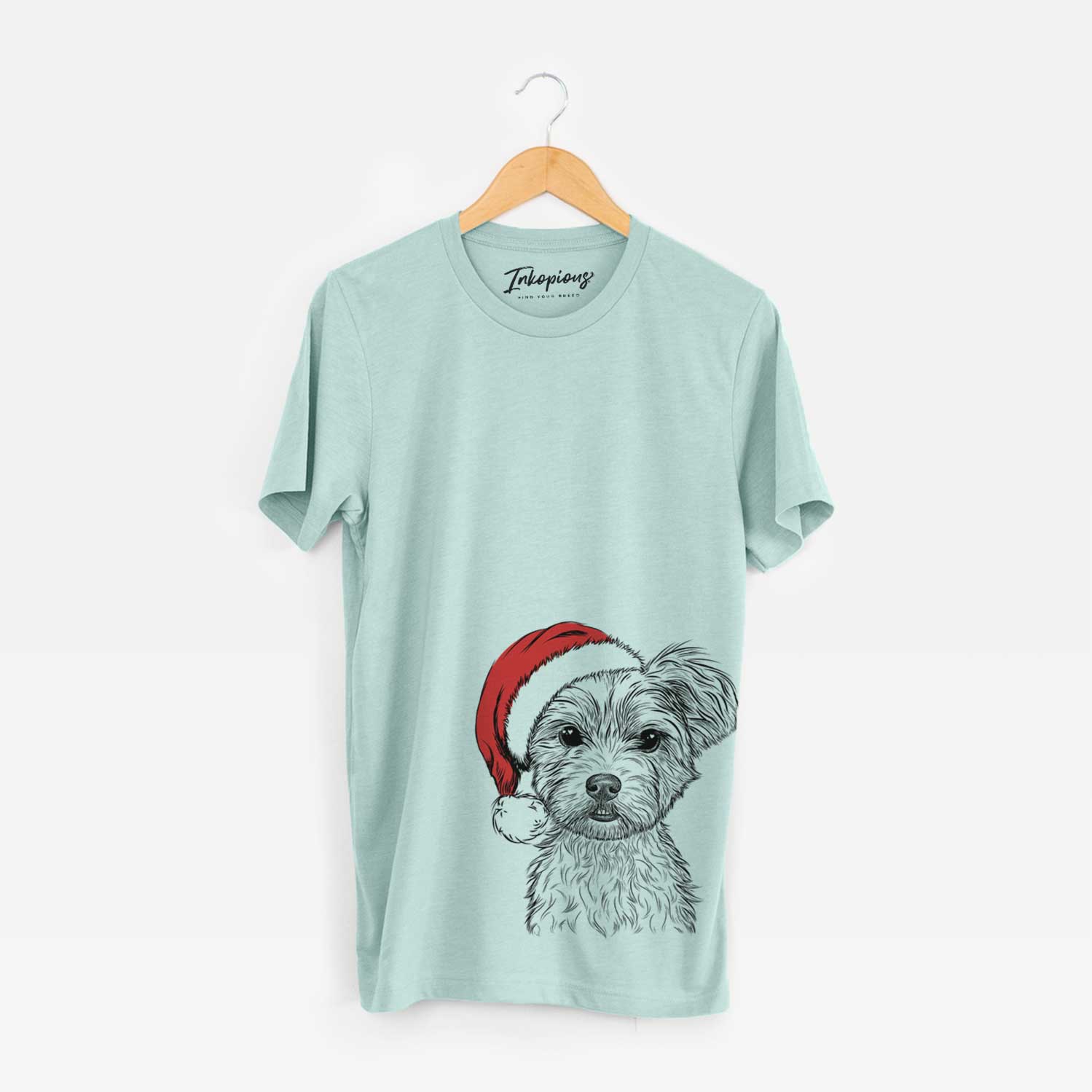 Santa William Mitchell Newman the Yorkshire Terrier - Unisex Crewneck