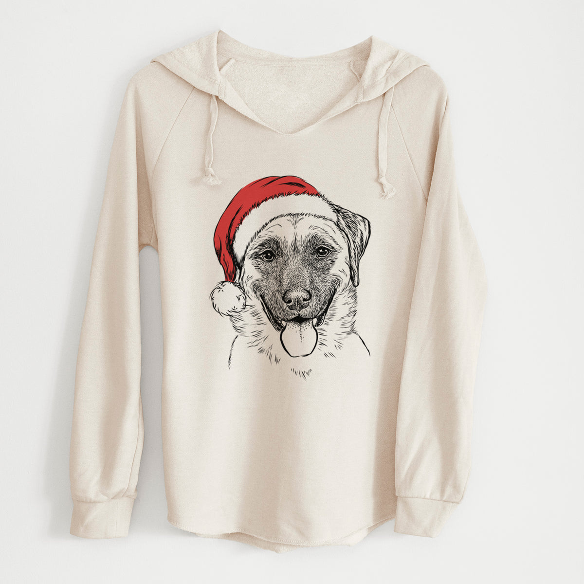 Santa Willow the Anatolian Shepherd - Cali Wave Hooded Sweatshirt
