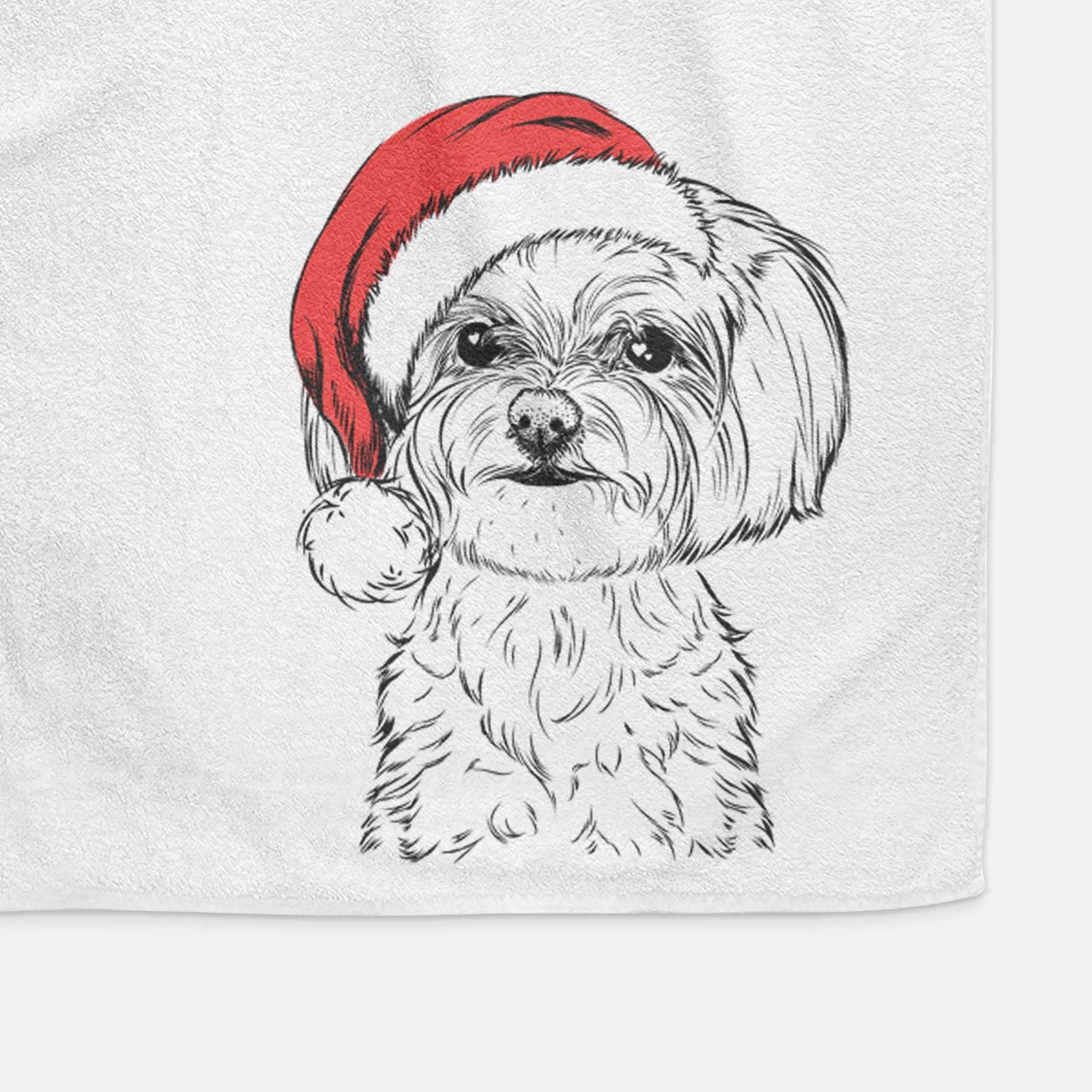 Willow the Maltese Decorative Hand Towel