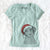 Santa Willow the Weizsla - Women's V-neck Shirt