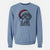 Santa Winnie the Mini Aussiedoodle - Unisex Pigment Dyed Crew Sweatshirt