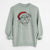 Santa Winston the English Bulldog - Unisex Pigment Dyed Crew Sweatshirt