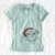 Winston the English Bulldog - Women's V-neck Shirt