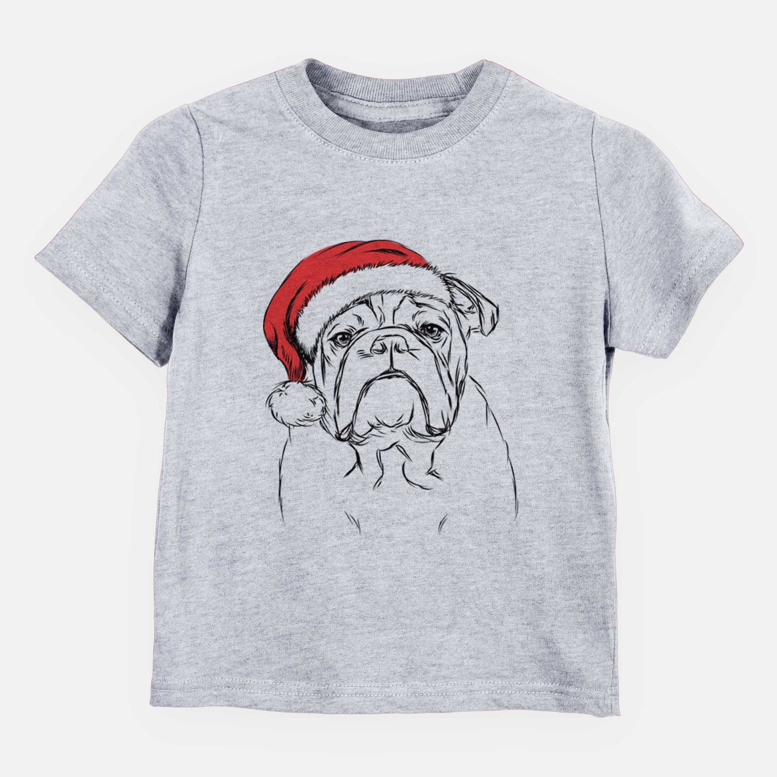 Santa Winston the English Bulldog - Kids/Youth/Toddler Shirt