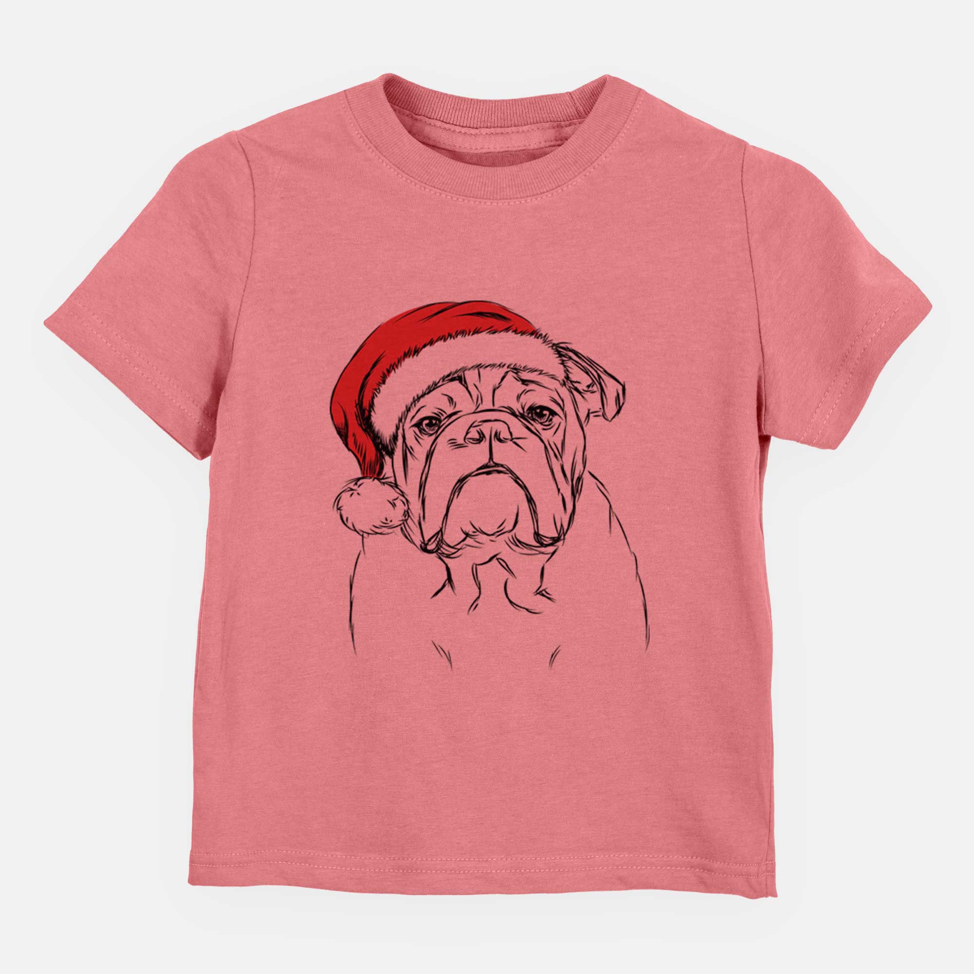 Santa Winston the English Bulldog - Kids/Youth/Toddler Shirt