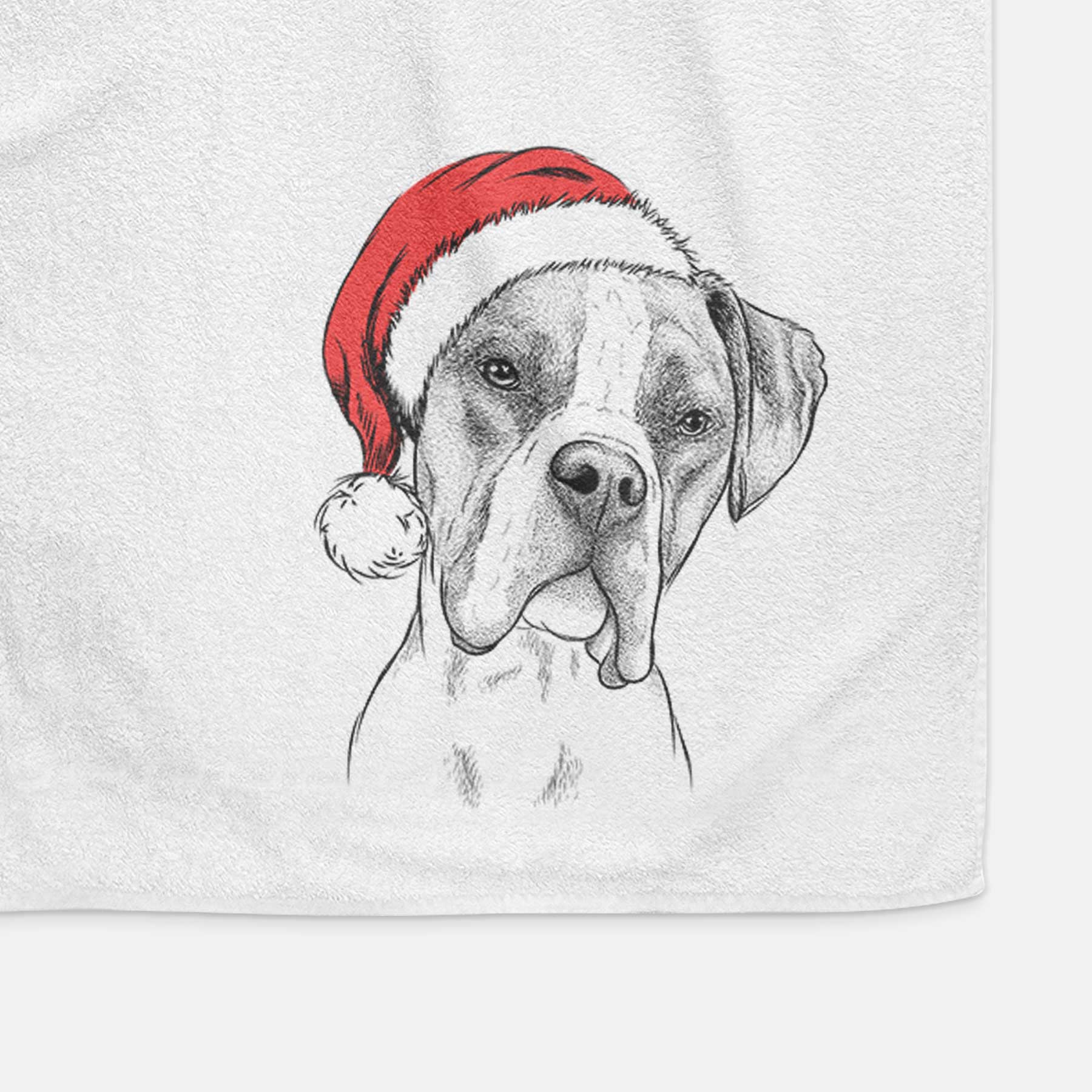 Winston the Boxer Decorative Hand Towel