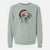 Santa Winston the Boxer - Unisex Pigment Dyed Crew Sweatshirt