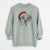 Santa Winston the Boxer - Unisex Pigment Dyed Crew Sweatshirt