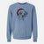 Santa Winston the Boxer - Unisex Pigment Dyed Crew Sweatshirt