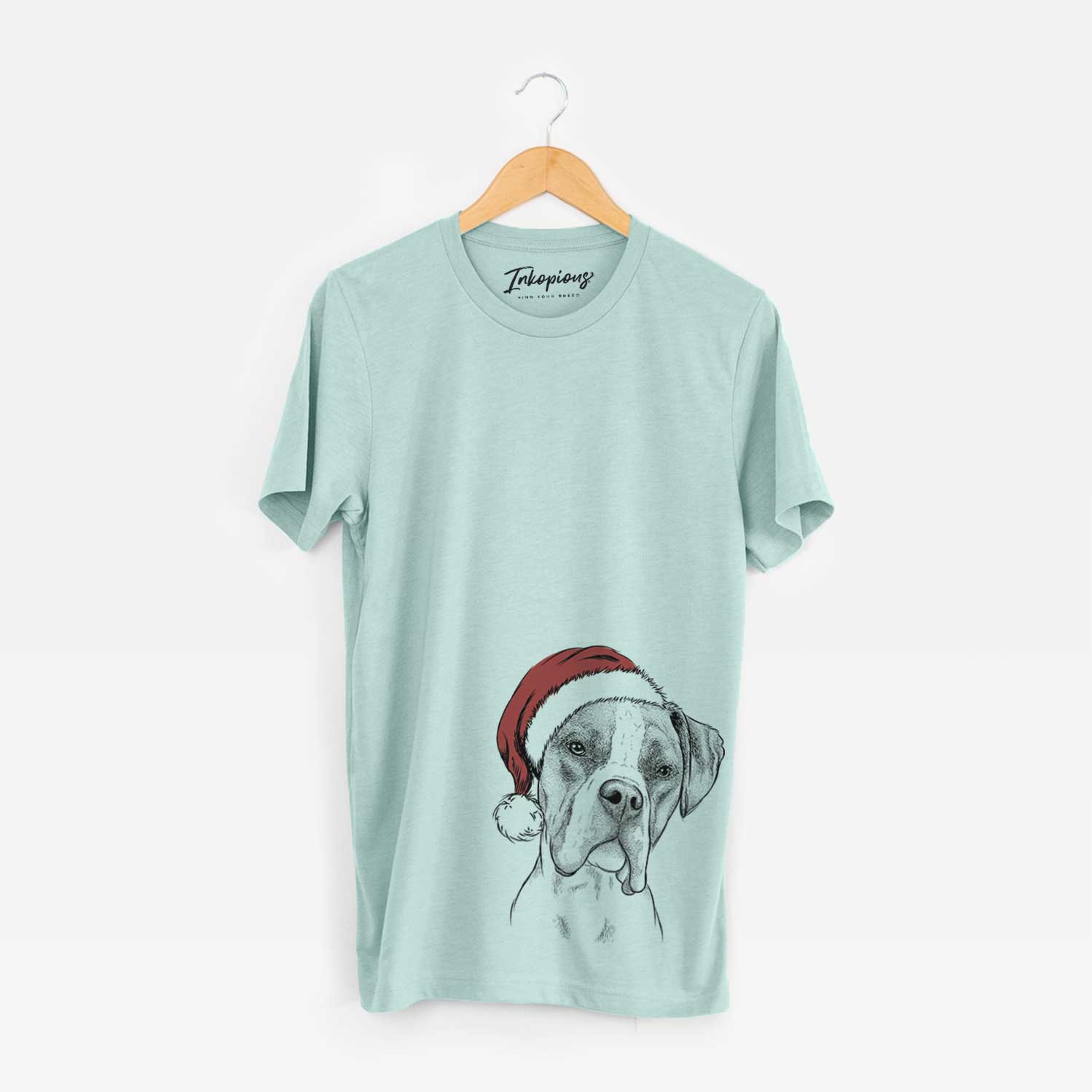 Santa Winston the Boxer - Unisex Crewneck