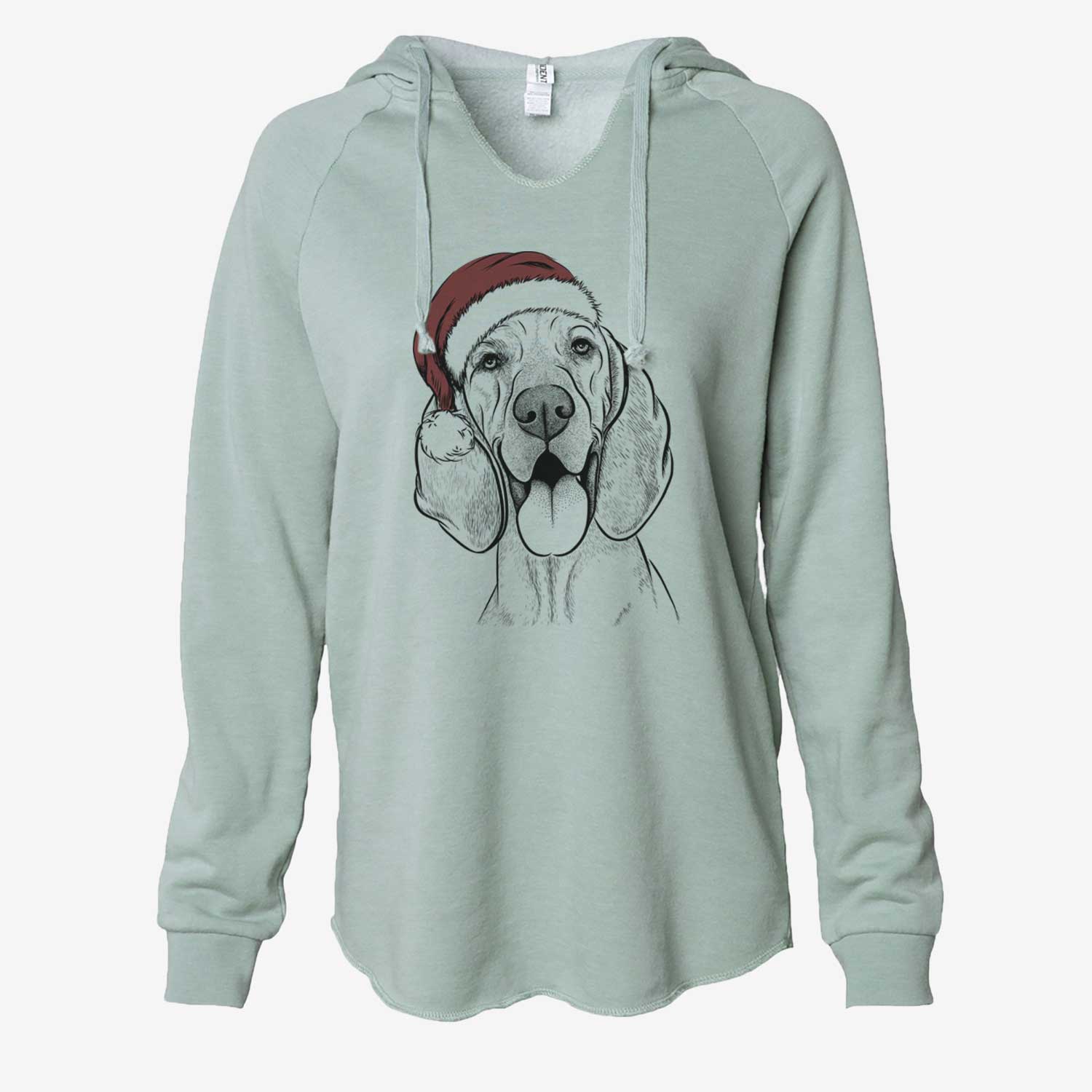 Winston the Redbone Coonhound - Cali Wave Hooded Sweatshirt