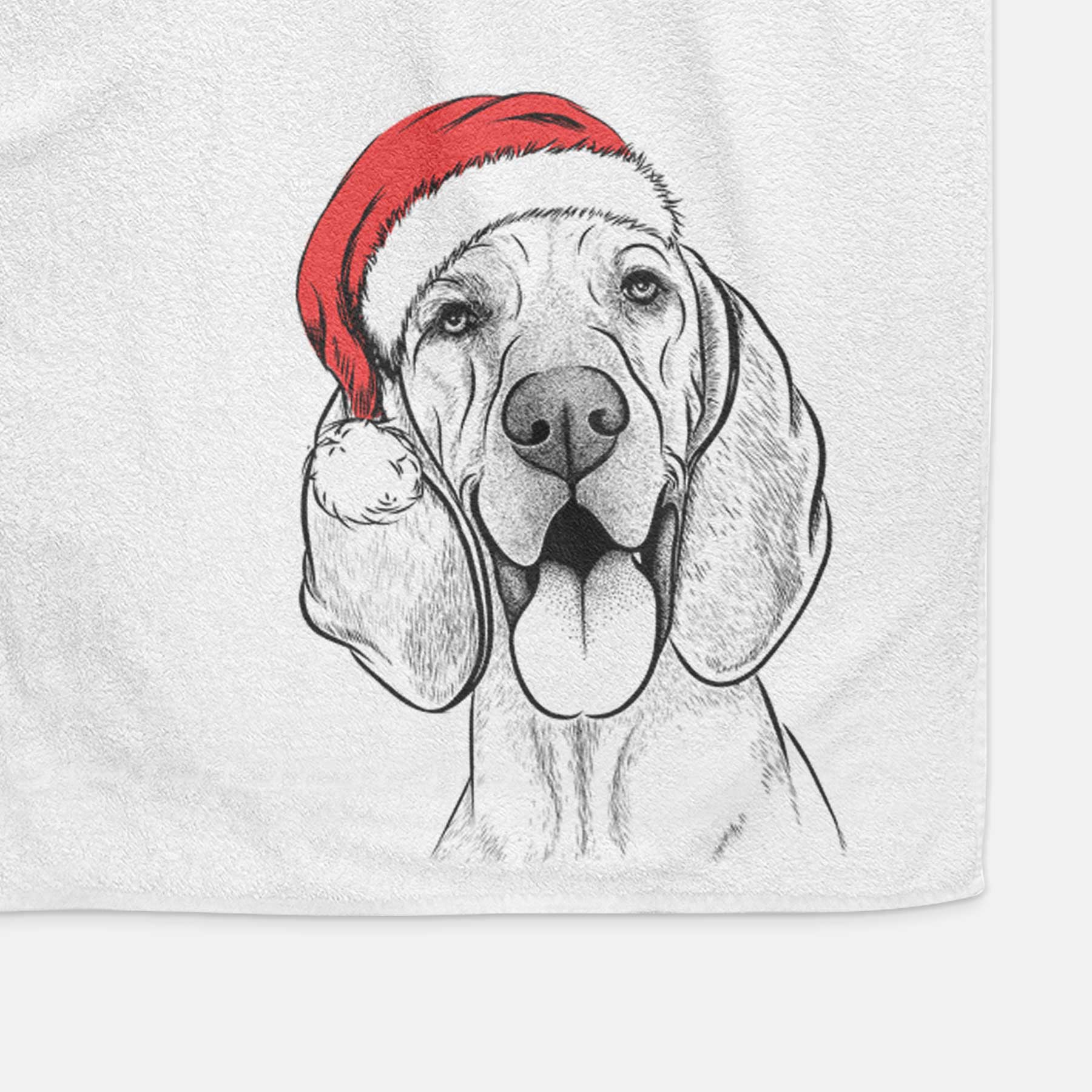 Winston the Redbone Coonhound Decorative Hand Towel