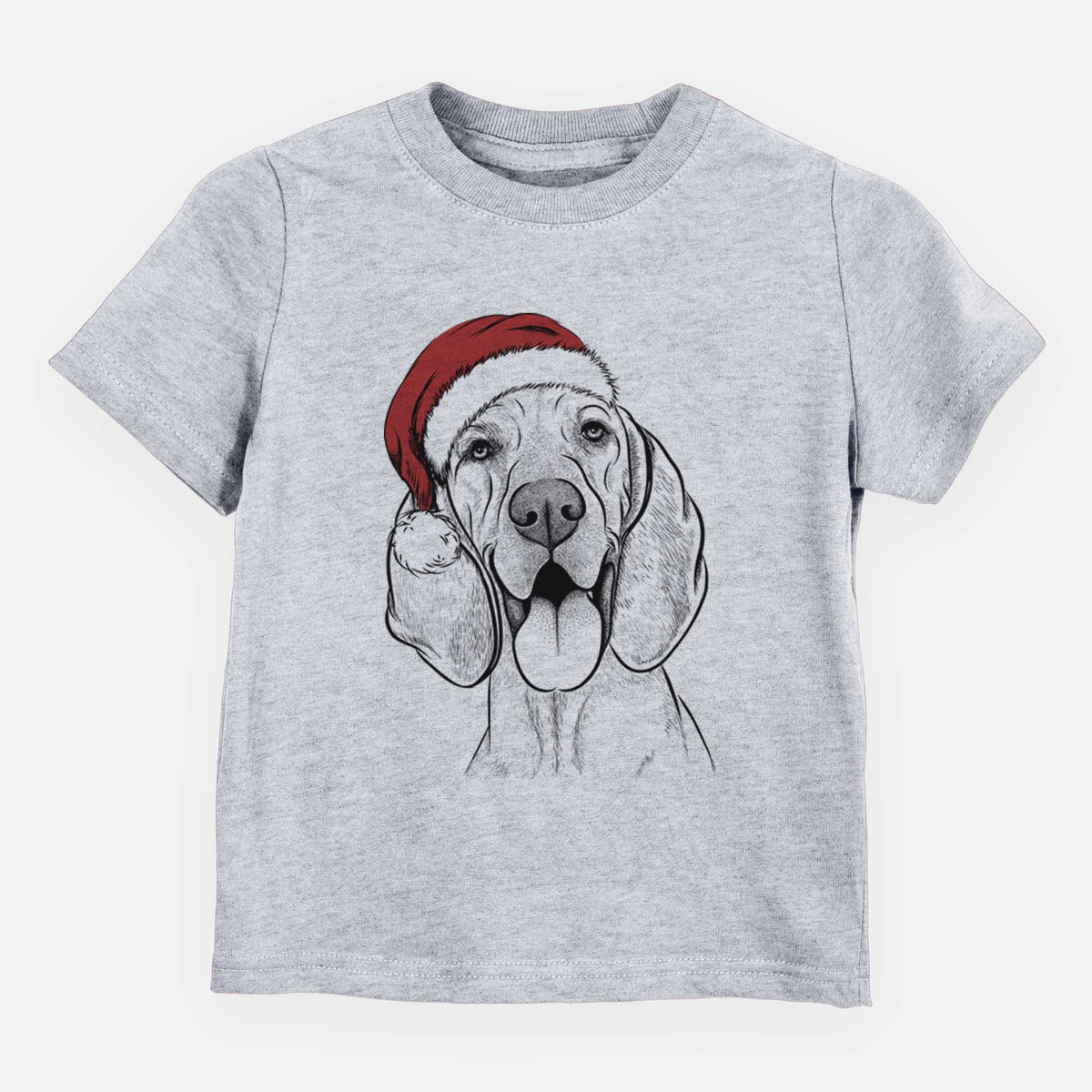 Santa Winston the Redbone Coonhound - Kids/Youth/Toddler Shirt