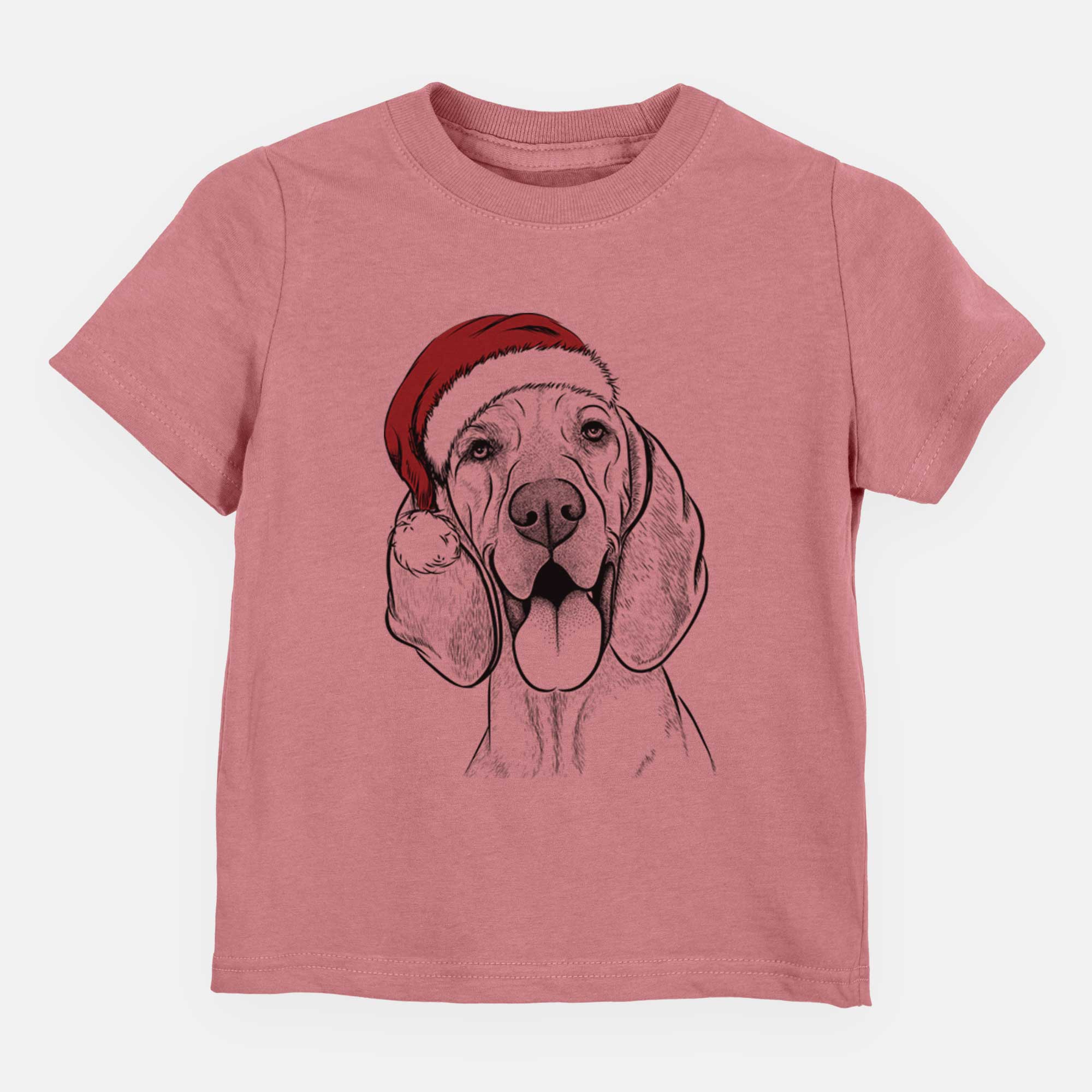 Santa Winston the Redbone Coonhound - Kids/Youth/Toddler Shirt