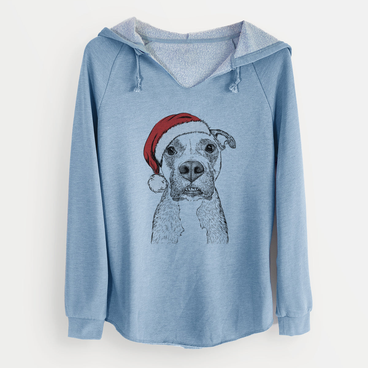 Santa Xena the Mixed Breed - Cali Wave Hooded Sweatshirt