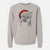 Santa Yakuza the Shiba Inu - Unisex Pigment Dyed Crew Sweatshirt