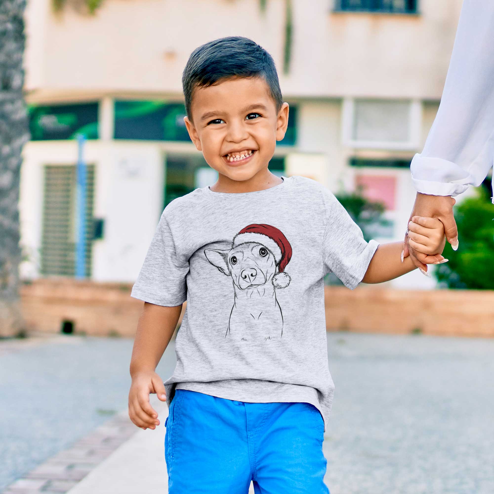 Santa Yogi the Mixed Breed - Kids/Youth/Toddler Shirt