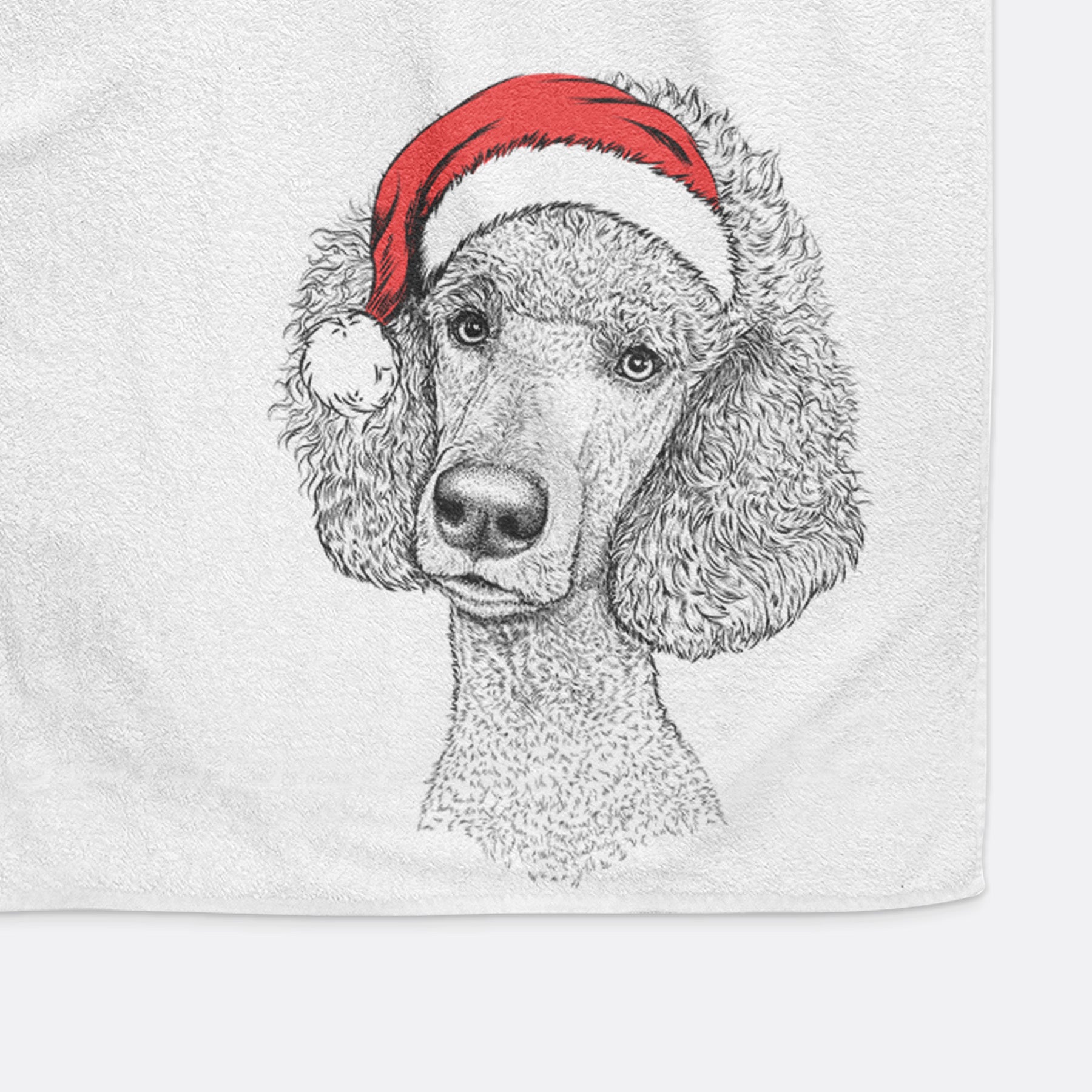 Yuki the Poodle Decorative Hand Towel