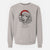 Santa Yuki the Poodle - Unisex Pigment Dyed Crew Sweatshirt