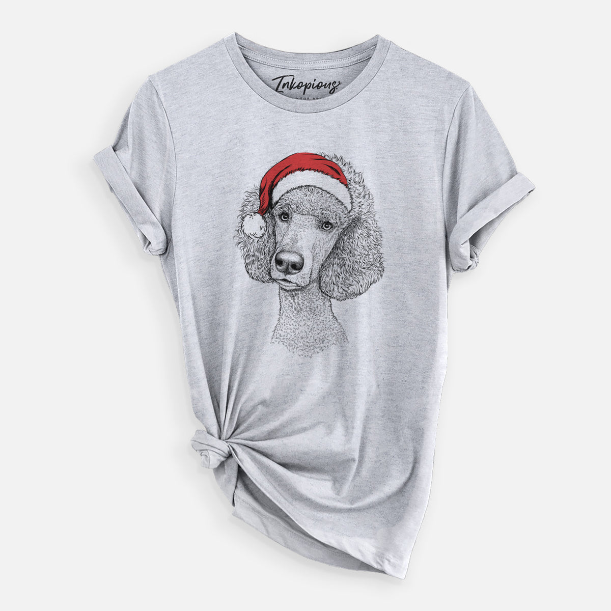 Santa Yuki the Poodle - Unisex Crewneck