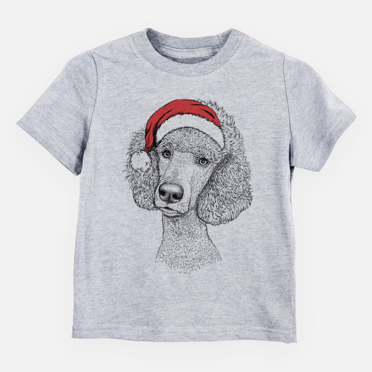 Santa Yuki the Poodle - Kids/Youth/Toddler Shirt